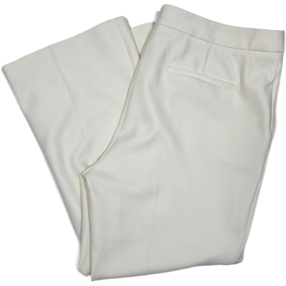 Boss Women's Cream Straight-Leg Timasa1 Dress Pants 27" Inseam